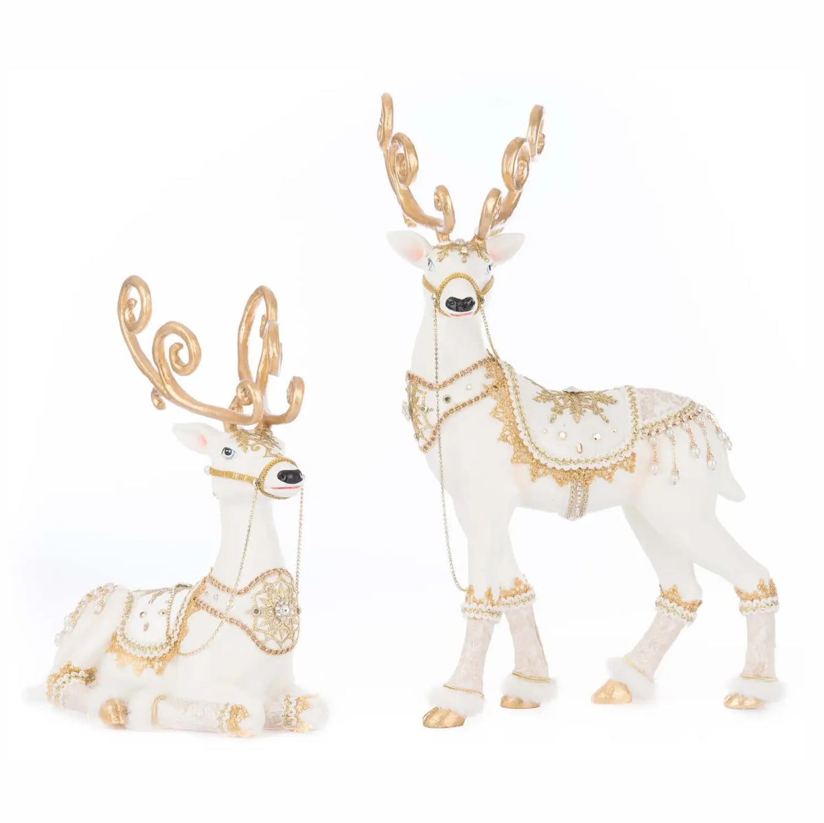 Katherine’s Collection Bells of Brilliance Deer Assortment upcoming holiday decor item 28-528756