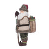 Side view of Papa Nic North 19-Inch Santa in fur-trimmed knits, SKU 28-428276, GTIN 810074127882.