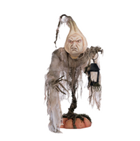 Hand-painted floating ghost with wispy fabric layers from Katherine’s Collection Pumpkin Jack