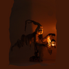 Katherine’s Collection Pumpkin Jack Doll Halloween decor centerpiece with ghost and lantern
