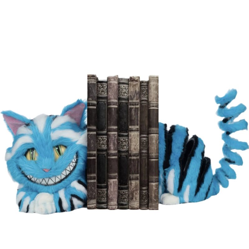 Katherines+Collection+Cheshire+Cat+Bookends+SKU+28-428128+GTIN+810074126892+Hearts+and+wonderland