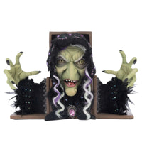Katherines+Collection+Grizelda+Book+with+Bookends+28-528616+A+Grimm+Halloween