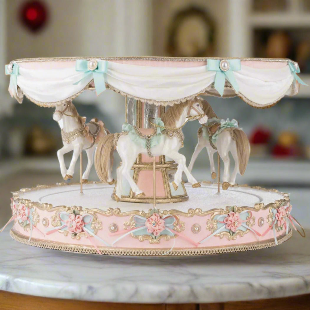 Joyeux Noel Horse Carousel Server - Thumbnail 2
