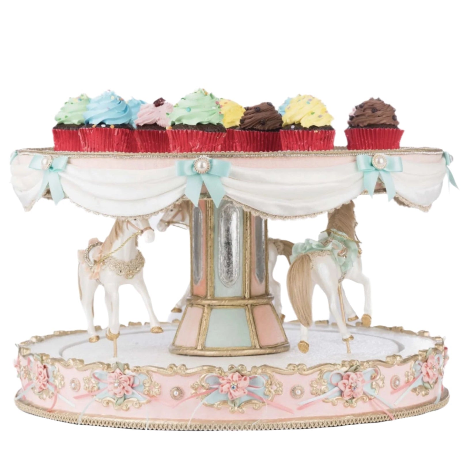 Joyeux Noel Horse Carousel Server - Thumbnail 3