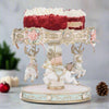 upc+810187071522+side+view+of+Katherines+Collection+Joyeux+Noel+Reindeer+Carousel+Cake+Dessert+Plate+28-528851