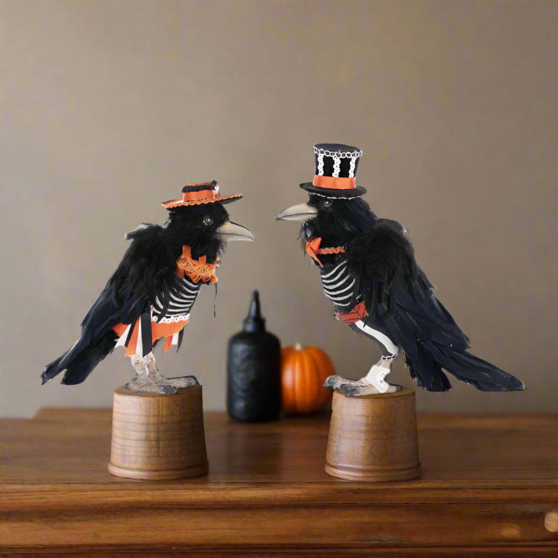 View+A+Katherines+Collection+Macabre+Family+Halloween+Edgar+Allen+Poe+Crows+SKU:+28-528647
