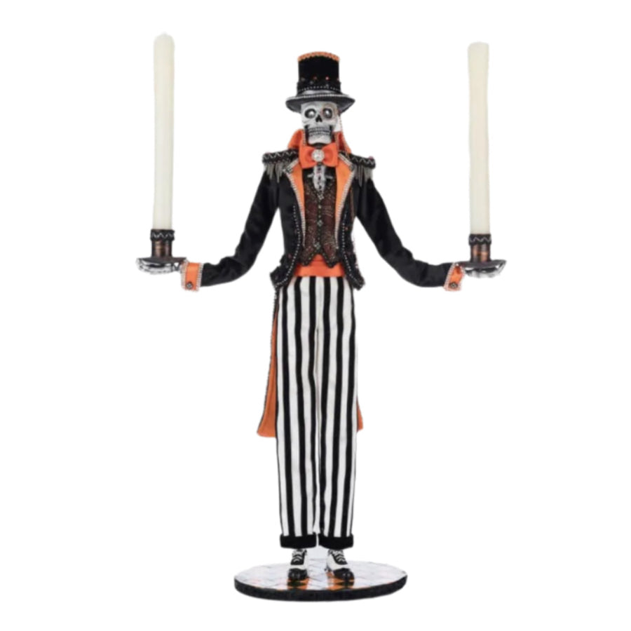 Macabre Skeleton Candelabra