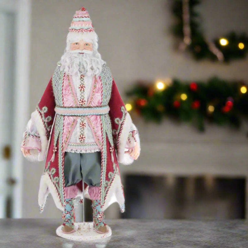 28-528718 Katherine's Collection Kris Kringleberry Santa Doll