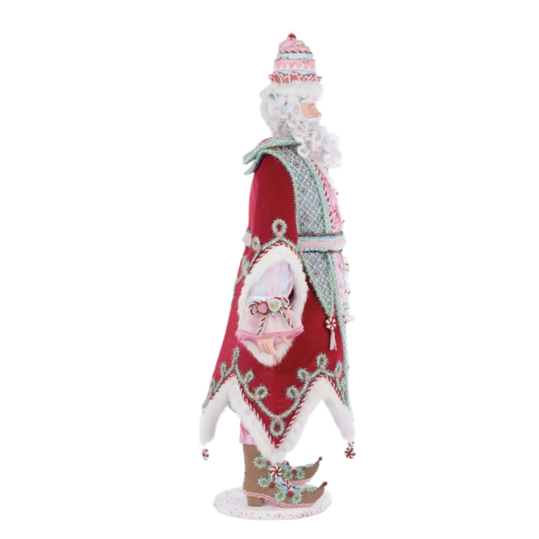 right+Side+view+Katherines+Collection+Sweet+Delights+Kris+Kingleberry+Santa+Claus+Doll+2025+Christmas+sku:+28-528718+GTIN:+810187070686