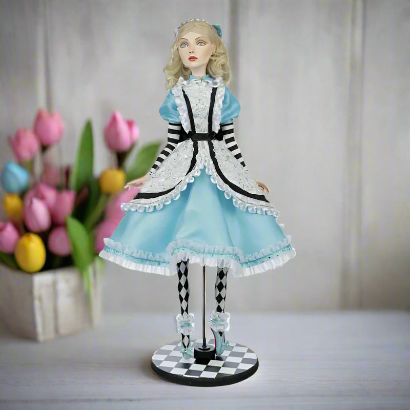 Katherines+Collection+Tea+Party+Alice+Doll+28-428112+Hearts+and+wonderland