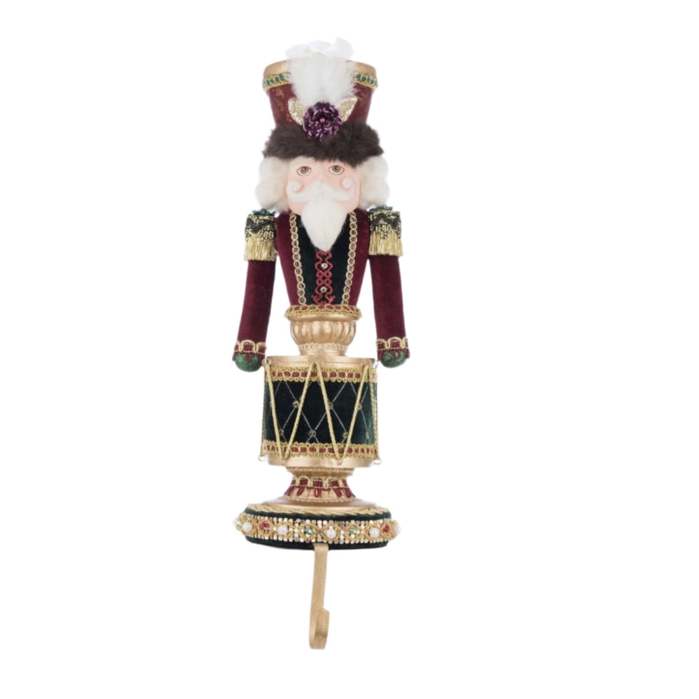 Katherines+Collection+Winter+Balsam+Nutcracker+Stocking+Holder+28-528781+Christmas+Holiday+Decor+810187071096