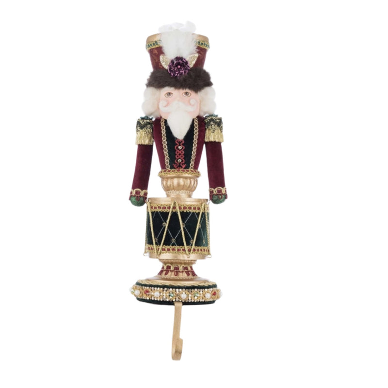 Katherines+Collection+Winter+Balsam+Nutcracker+Stocking+Holder+28-528781+Christmas+Holiday+Decor+810187071096