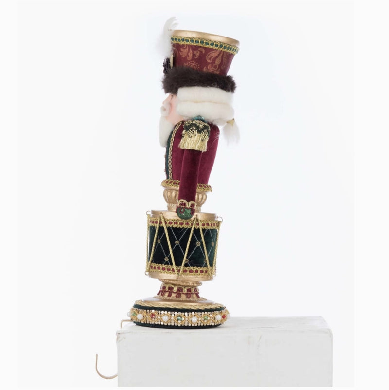 left+side+view+of+Katherines+Collection+Winter+Balsam+Nutcracker+Stocking+Holder+28-528781+Christmas+Holiday+Decor+810187071096
