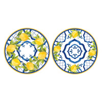 LE+CADEAUX+Palermo+Blue+LEMON+COASTERS+CC-CSPAL