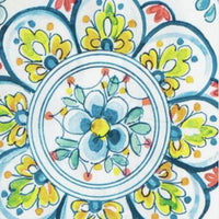 flower-from-towel-item-Le-Cadeaux-Madrid-Turquoise-Tea-Towels-item-GS-TT-MADT