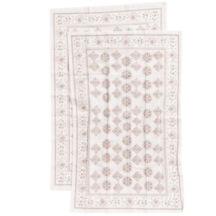Rustica Antique White Tea Towels - Thumbnail 2