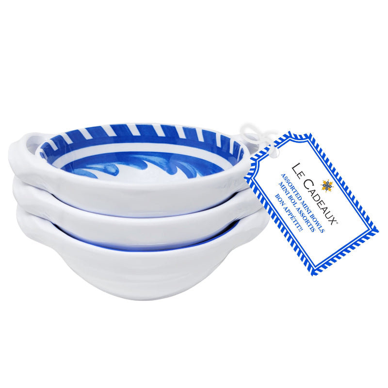 stacked+view+of+Le+Cadeaux+096MDT+Mediterraneo+Mini+Handled+Bowl+Gift+Set