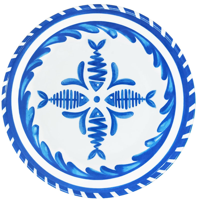 Mediterraneo Four (4)-Piece Appetizer Plate Set