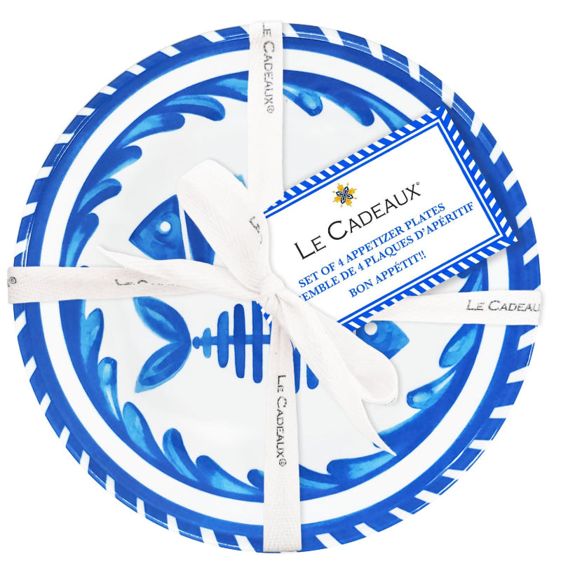 Mediterraneo Four (4)-Piece Appetizer Plate Set - Thumbnail 3