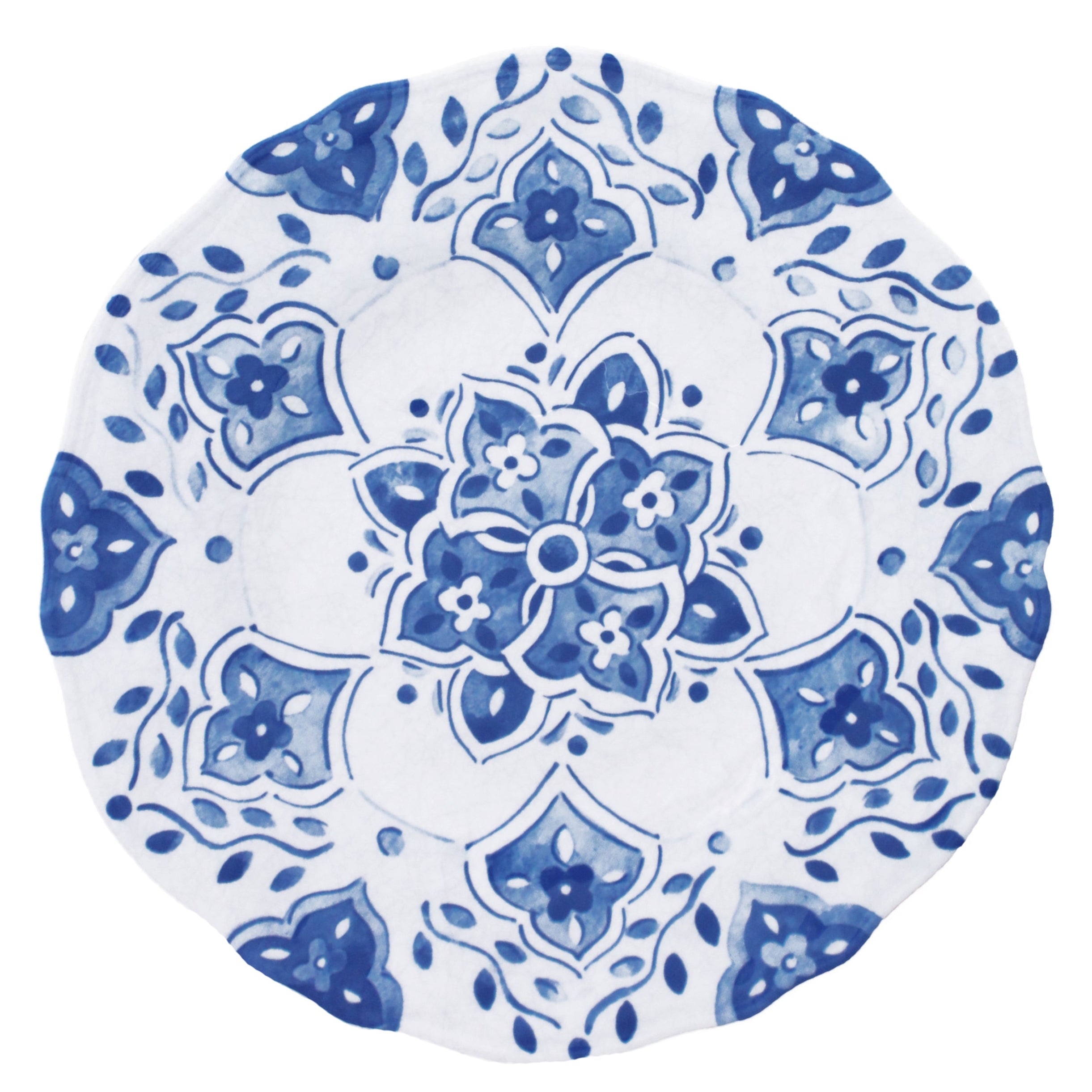 Moroccan Blue Salad Plate 9"