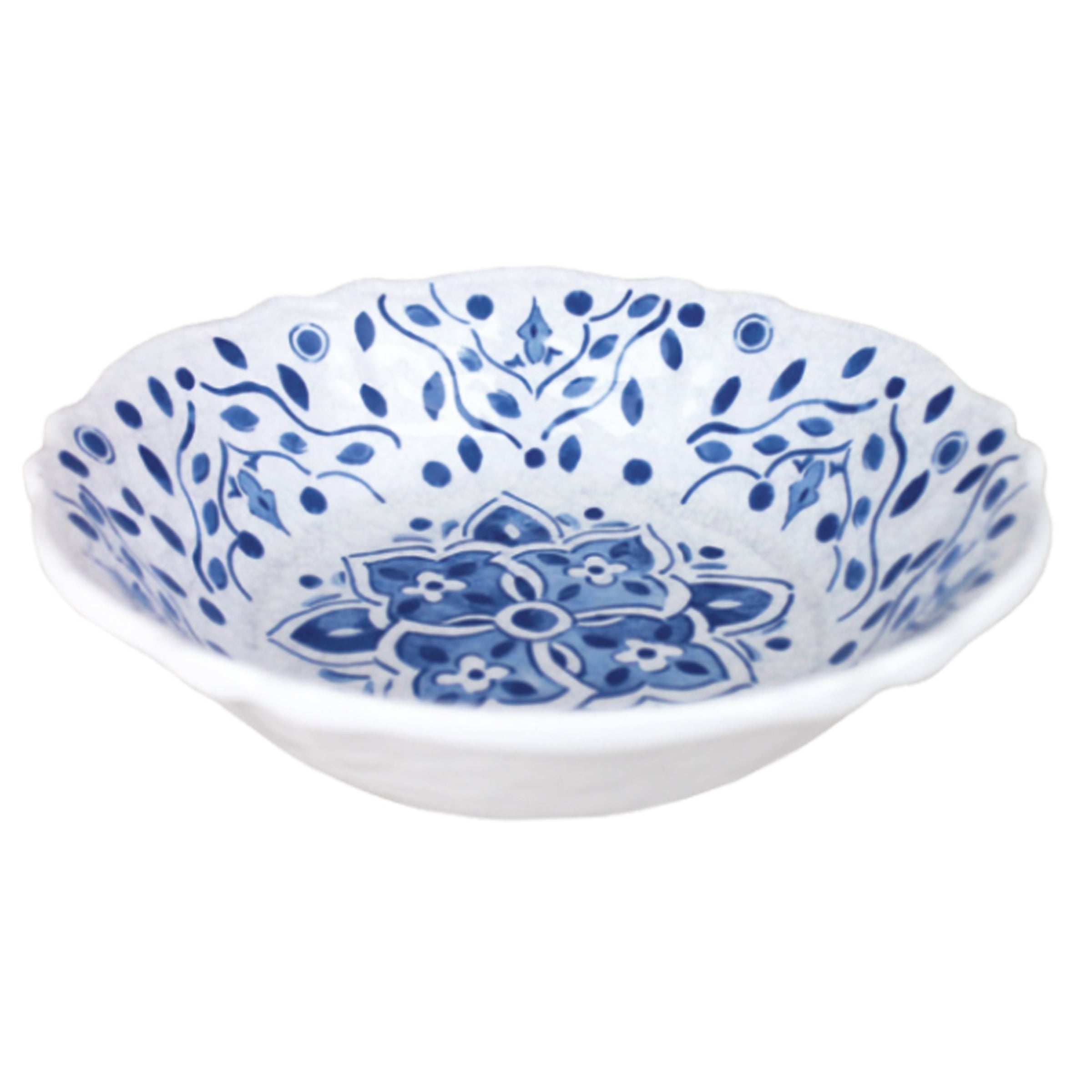 Le_Cadeaux_243MRCB_Moroccan_Blue_Cereal_Bowl+rice+soup+salad+fruit