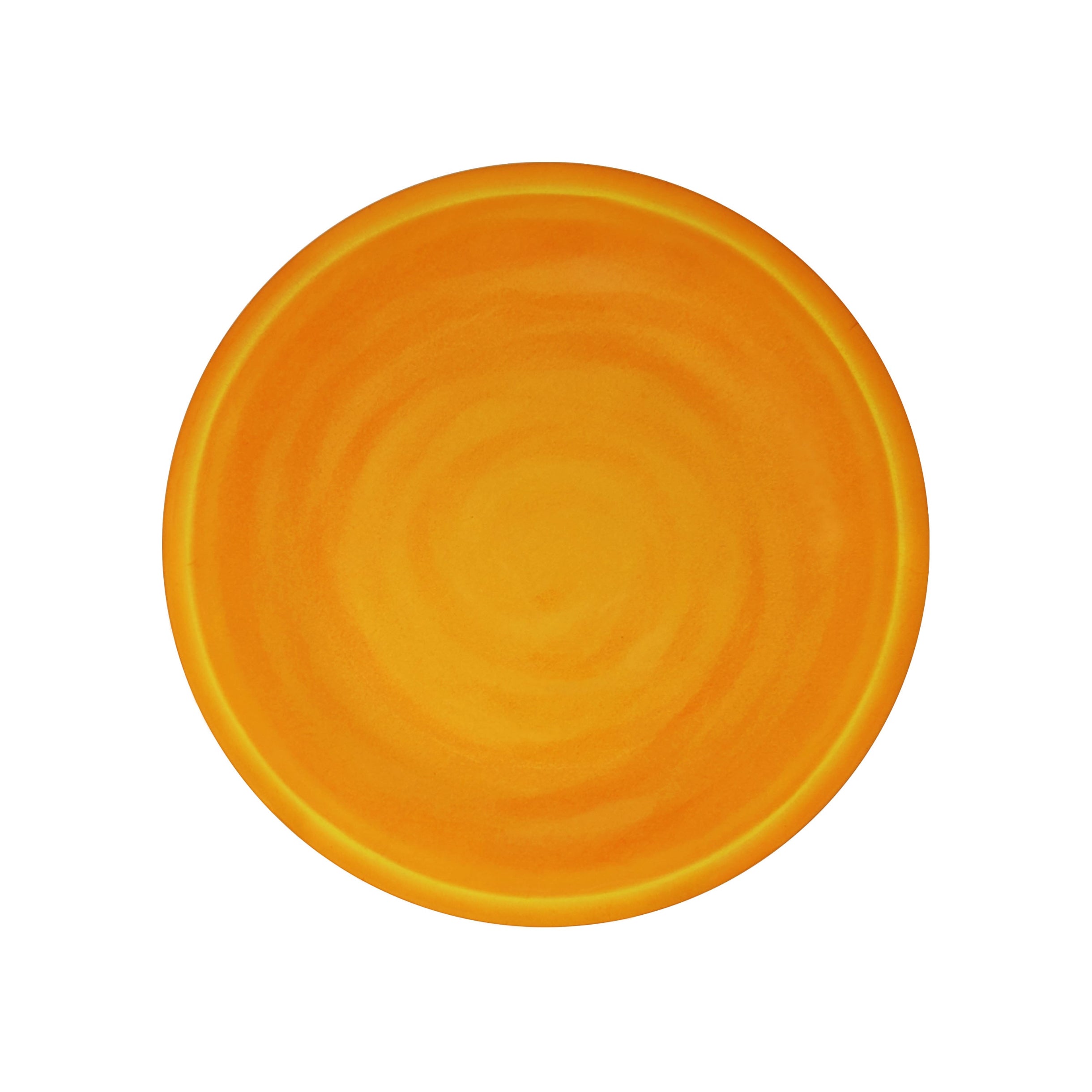 Sicily Solid Orange Salad Plate Set