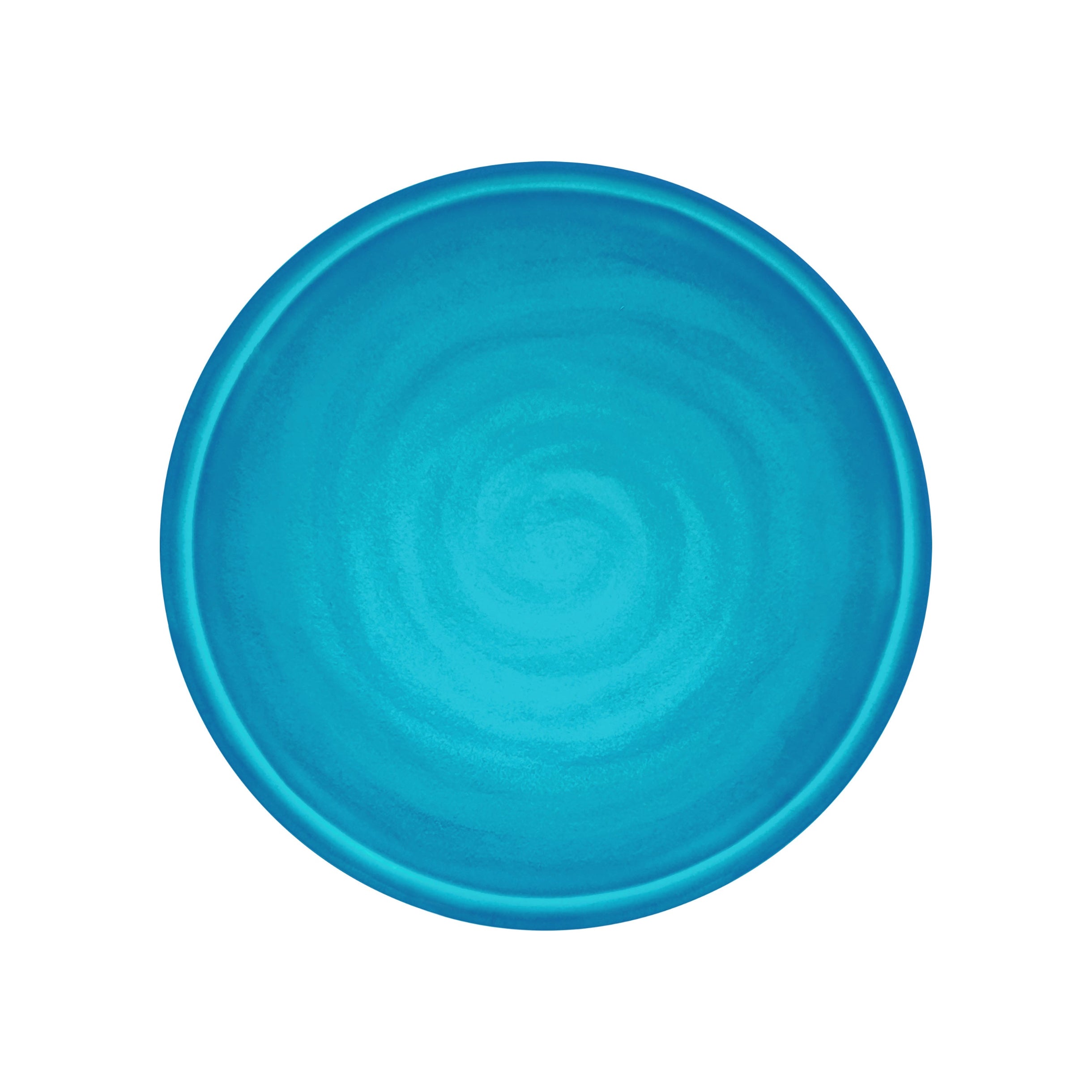 Sicily Solid Teal Salad Plate Set