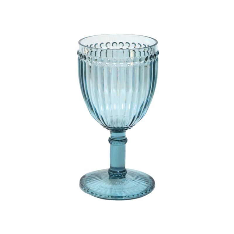Le_Cadeaux_513T_Milano_Teal_Wine_Glass_Goblet_Red_Wine