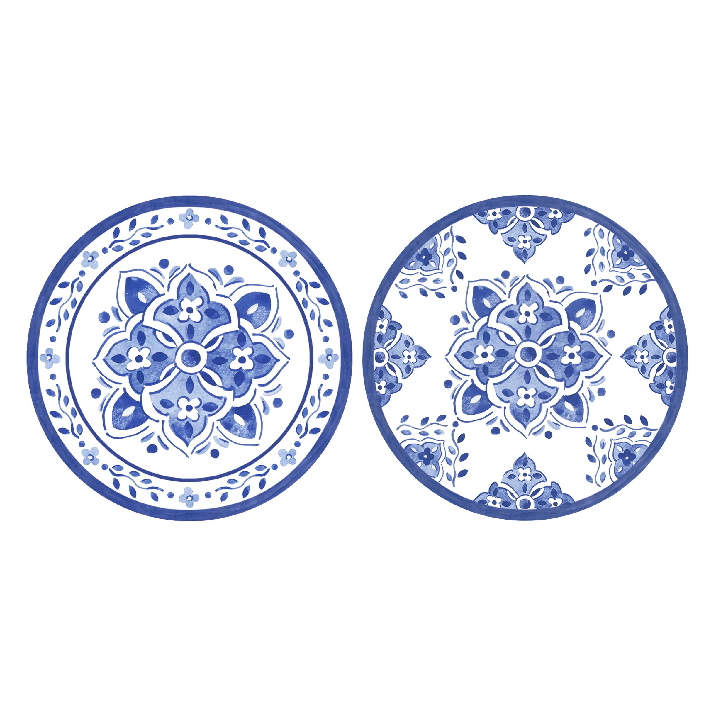 Moroccan Blue Coasters