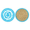Le+Cadeaux+CC-CSSCT+Sicily+Teal+Coasters