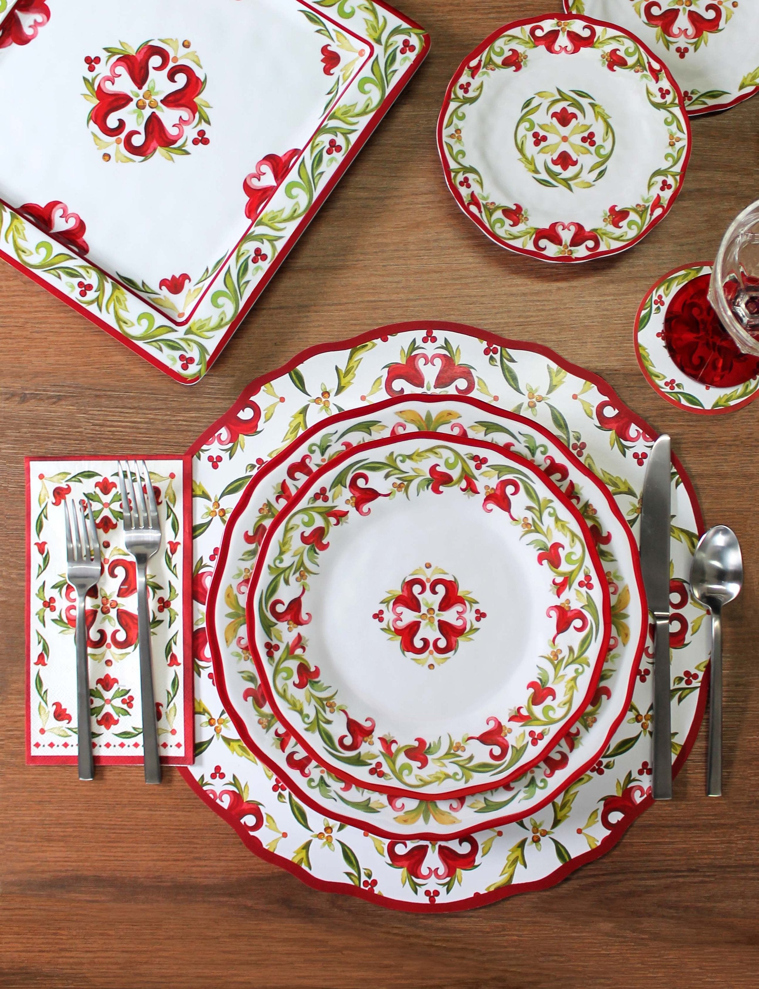 Vischio Charger Placemats, Place Cards, Napkins & Coasters - Thumbnail 3