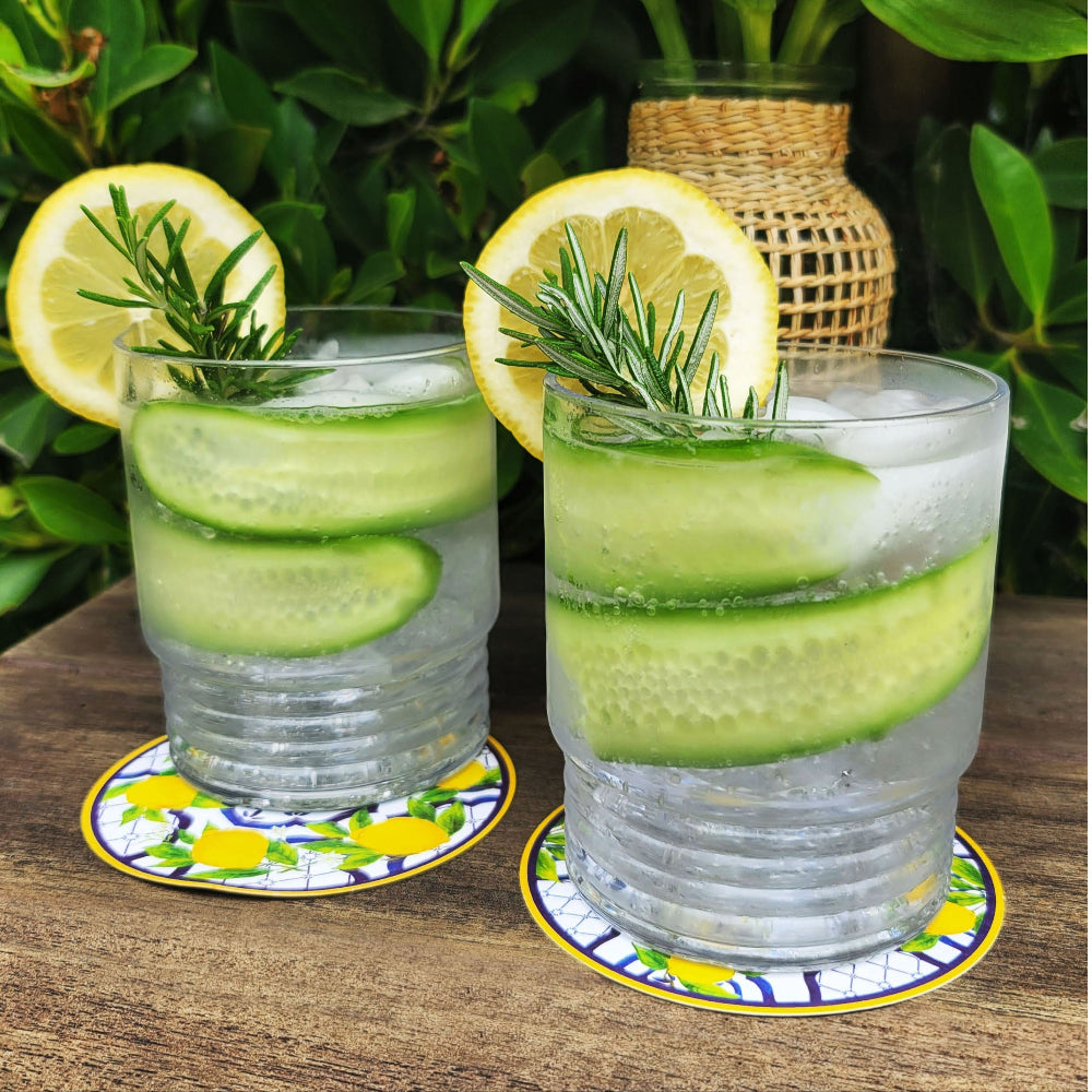 Le Cadeaux Palermo Blue Coasters - Thumbnail 3