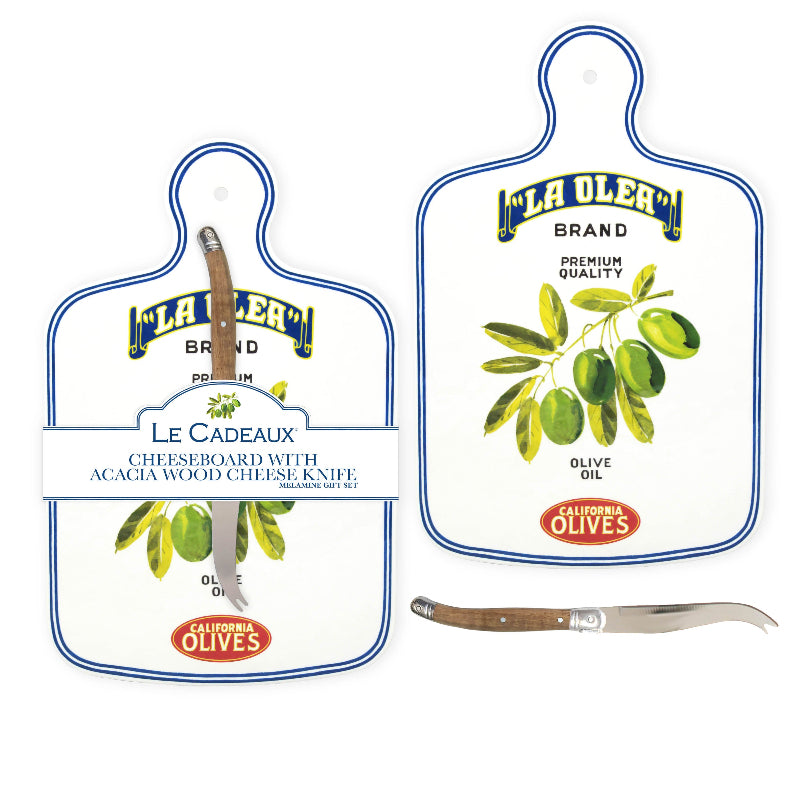 Vintage Olive California Cheeseboard Gift Set - Thumbnail 2