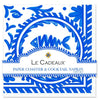 Le Cadeaux Mediterraneo Double-Sided Cocktail Napkins and Coasters Gift Set – Item CCGS-260MDT GTIN 810056678340