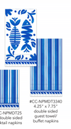 Le+Cadeaux+cc-npmdT3340+double+sided+guest+towel+buffet+Napkins
