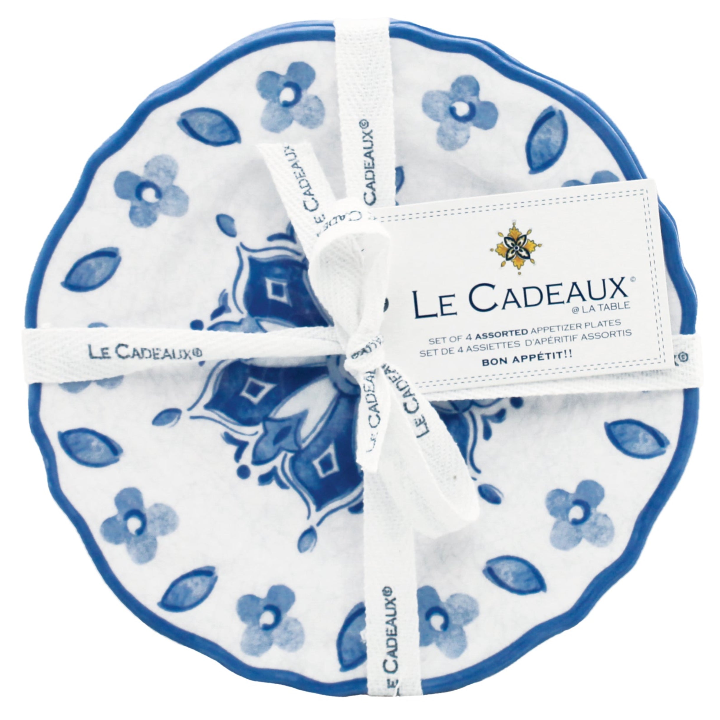 Moroccan Blue Appetizer Plates