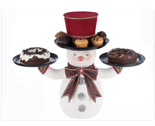 Magic-Collection-Snowman-serving-item-28-428322-front-with-monocole-left-side-front-serving-with-food-from-top