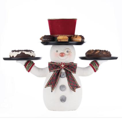 Magic-Collection-Snowman-serving-item-28-428322-front-with-monocole-left-side-front-serving-with-food