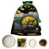 Organic Thai for Two Green Curry cooking kit with ingredients on a white background by Verve Culture
