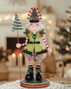 Katherine’s Collection Papa Winterberry Santa styled in a holiday living room, SKU 28-428336, GTIN 810074128254