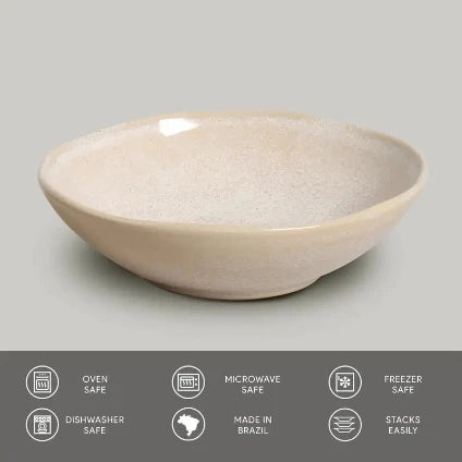 Orgânico Latte Stoneware Cereal Bowl Set - Thumbnail 3