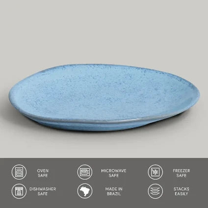 Porto Brasil Avant Garde Organic Breeze Dinner Plate - Thumbnail 3