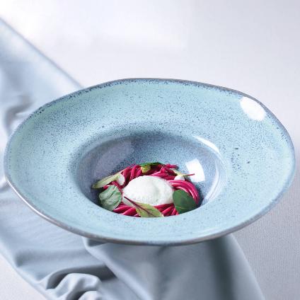 Dinner Plate Set Breeze Deep Rim 4 Piece - Thumbnail 2