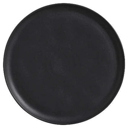 Porto Brasil Bio Stoneware Matte Black 11.4" Dinner Plate Set