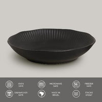 oven+safe+microwave+safe+freezer+safe+dishwasher+safe+made+in+Brazil+Porto+Brasil+Linhas+Bio+Matte+black+Salad+Bowl+28+oz+SKU:+136173901+GTIN:+7908416616002