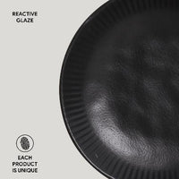 reactive+glaze+each+product+unique+Porto+Brasil+Linhas+Bio+Matte+black+Salad+Bowl+28+oz+SKU:+136173901+GTIN:+7908416616002