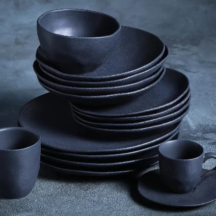 7899001061300+351473901+Porto_Brasil_Porto_Brazil_1131473901_GTIN-_7899001061324_Organic_Stoneware_Matte_Black_9_oz_Coffee_Tea_Mug_Organic_dinnerware_set