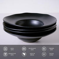 Porto_Brasil_Porto_Brazil_SKU-_1201473901_GTIN-_UPC-7908416628982_Deep_Rim_Stoneware_11_inch_Black_Matte_Plate_4-Piece_stacked_side