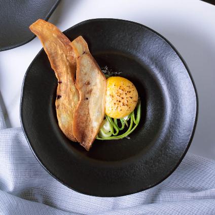 Organic Matte Black Deep Rim 7.5" Plate Set - Thumbnail 4