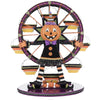 Front view of the Pumpkin Ferris Wheel Cupcake Holder from Katherine’s Collection Halloween 2025. A whimsical spinning centerpiece with jack-o’-lantern carts and food-safe base.